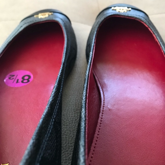 Final sale New Coach New York real leather logo flats - Picture 10 of 13